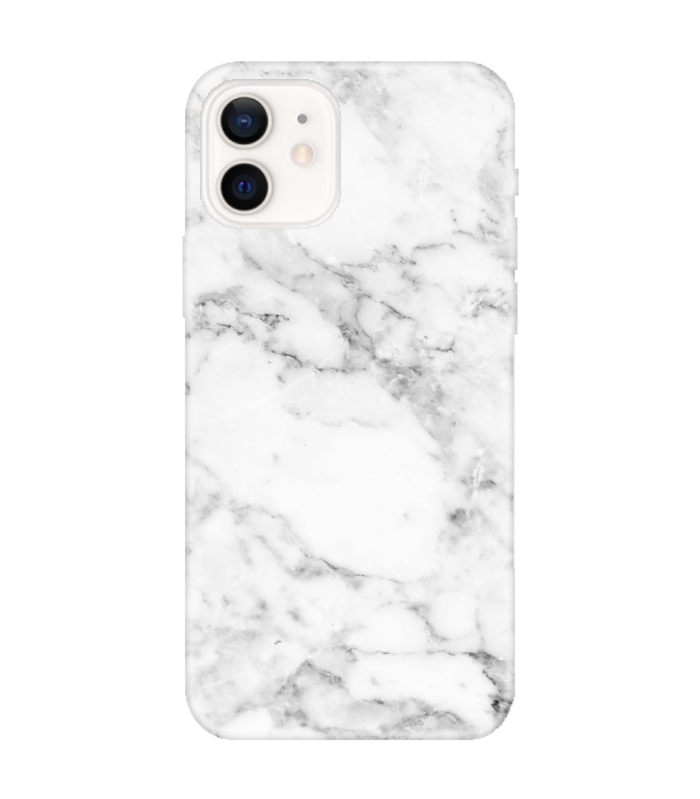 Pure Marble Beyaz Mermer Telefon Kılıfı