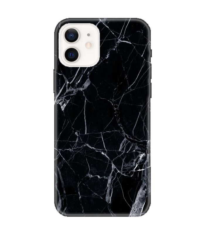 Black Marble Siyah Mermer Telefon Kılıfı