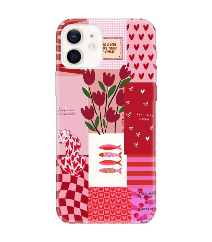 Patchwork Kalp ve Laleler