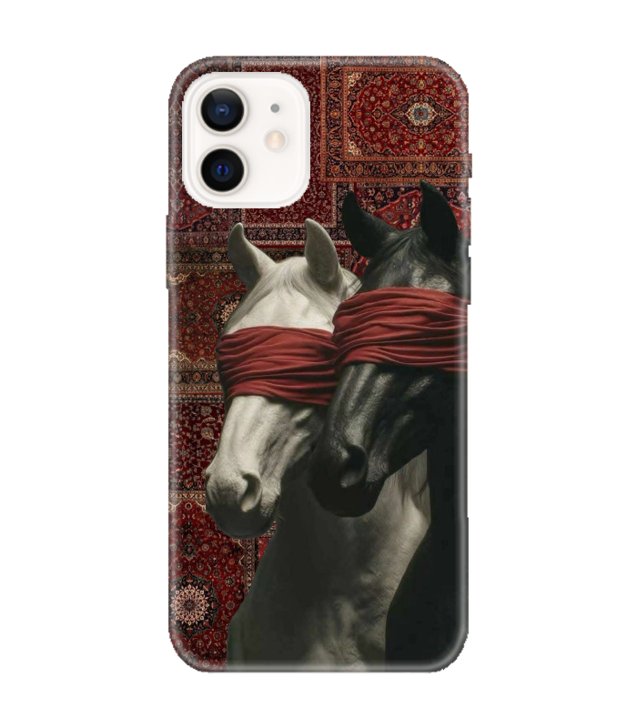 İki At ve Kilim Kompozisyonu